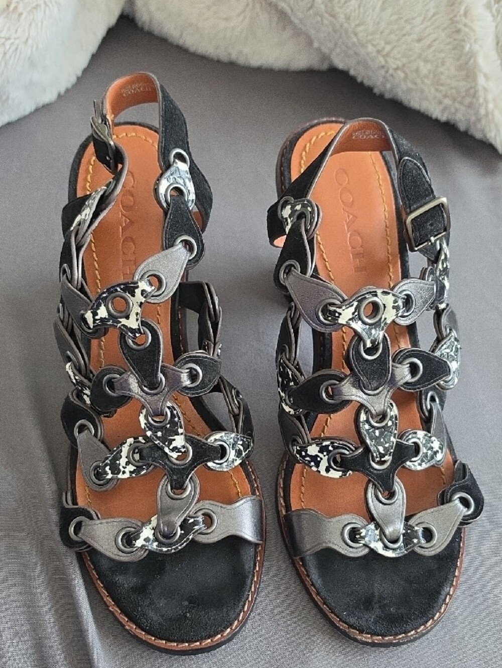 Coach Chainlink-Strap Heels - Picture 3 of 5